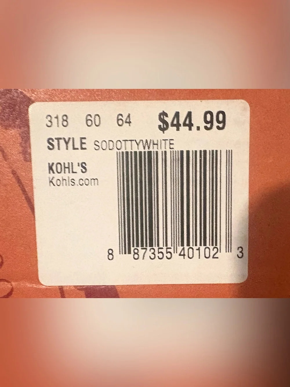 Kohl's Women's Cork Wedge Thong Sandals in Pink and White